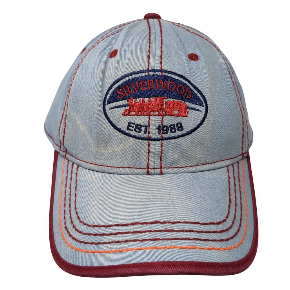 Silverwood Est. 1988 Fitted Baseball Cap Blue XL Embroidered Jacobson Hat